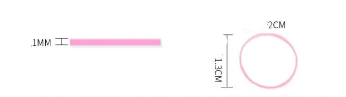 

8024 Pet grooming rubber band 1mm Dog headwear Dog Teddy York rubber band does not hurt hair pet rubber band 100g TPU2