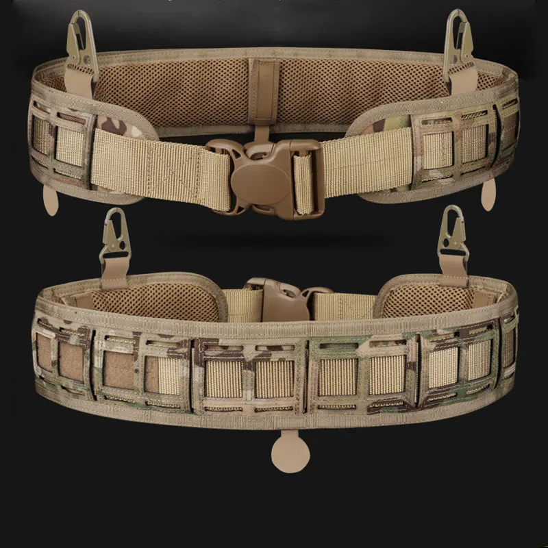 

Tactical Molle System Belt 1000D Nylon Military Convenient Combat Belt Adjustable Training waistband waist belt Water Resistant