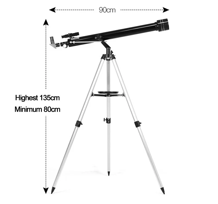 60 мм рефрактор Профессиональный космический астрономический телескоп со