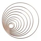 Большой Ловец снов круг кольцо ремесло 35-190 мм металлические кольца для мечта Ловушки для обручи висит DIY Инструменты для наращивания волос аксессуары