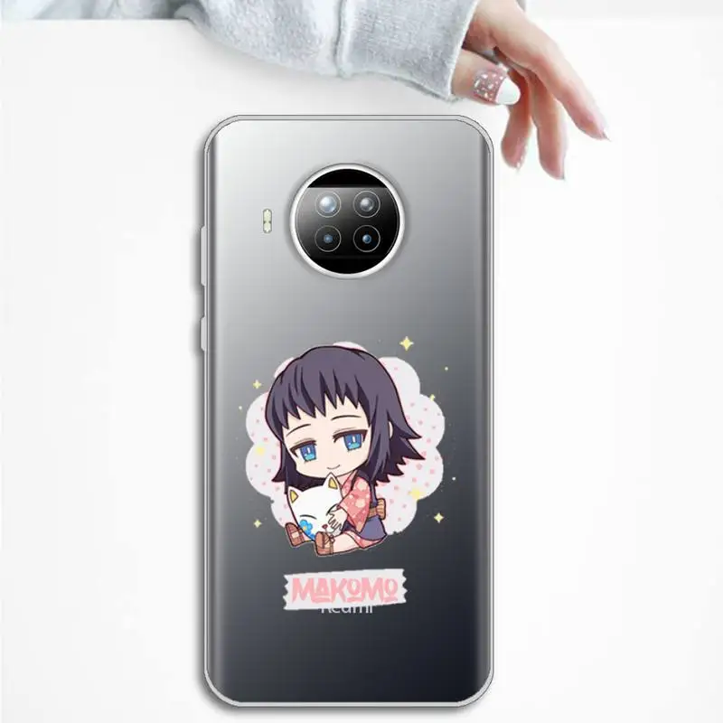 

Demon Slayer Phone Case Transparent Clear for Xiaomi Redmi note 10 t 8 9 pro lite 11