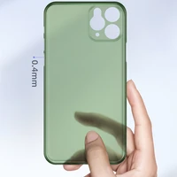 extremely thin back case cover 0 4mm transparent pp matte ultra thin for iphone 12 11 11 pro 11 pro max