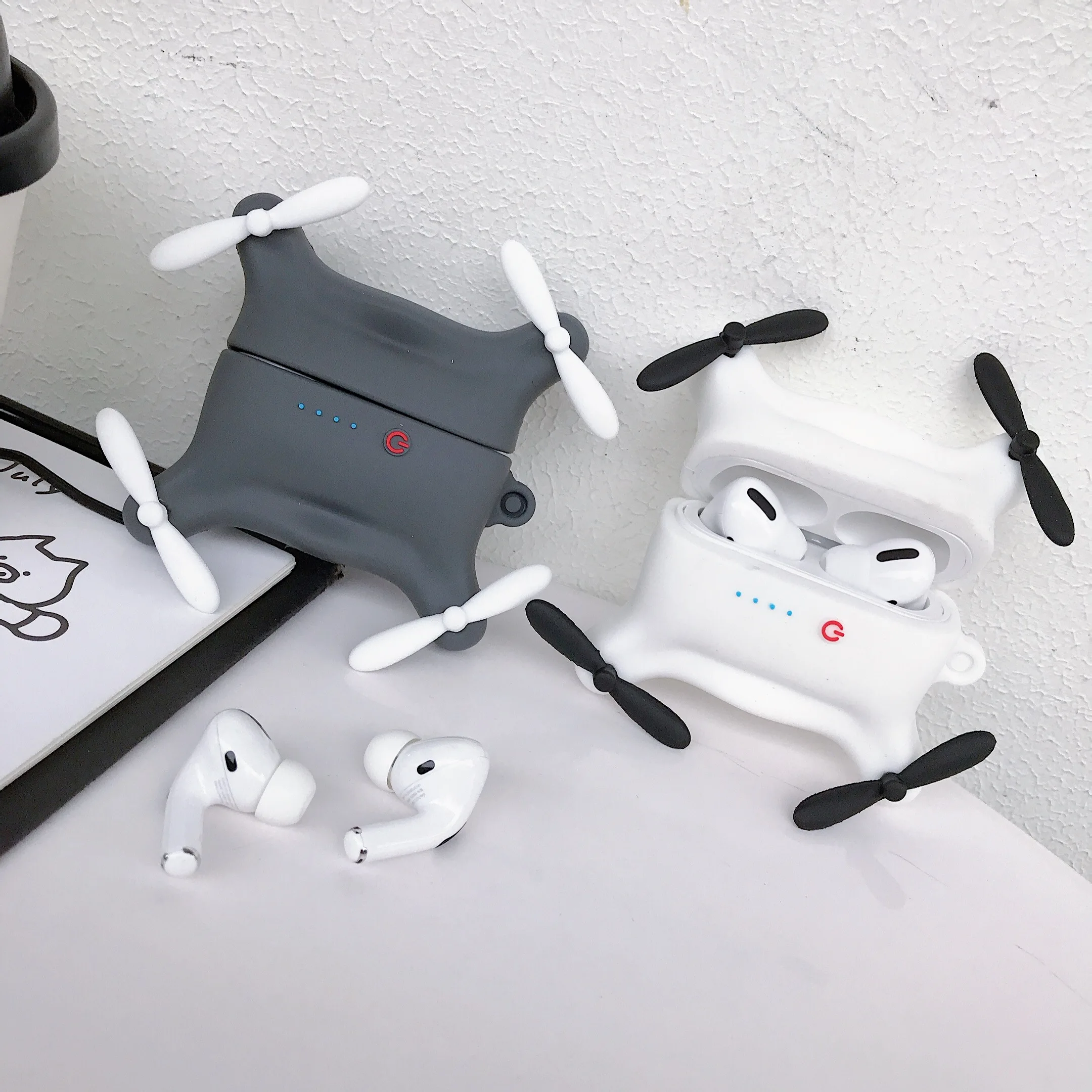 Чехол для наушников AirPods1 2 Pro защитная Беспроводная Bluetooth гарнитура беспилотных