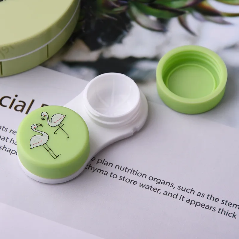 Дорожный зеркальный набор для чистки линз с фламинго | Аксессуары одежды