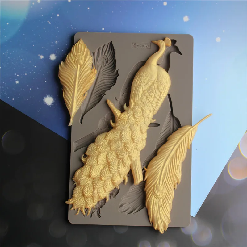 

Regal Peahen силиконовая форма помадка для украшения торта сахарный шоколадный инструмент для выпечки кухонный гаджет, форма для изготовления ж...