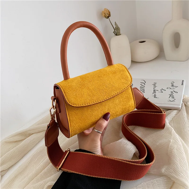 Замшевая женская сумка новинка 2019 роскошная дизайнерская брендовая через плечо