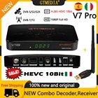 Спутниковый ТВ-ресивер GTMEDIA V7 PRO 1080P FHD DVB S2 T2 тюнер H.265 10 бит с USB WiFi декодером поддержка Youtube Ccam USB WIFI