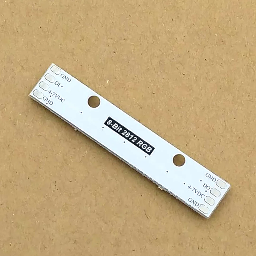 8-канальный WS2812 5050 RGB светодиодный индикатор встроенная полноцветная макетная