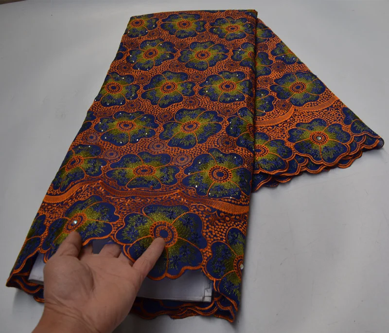 

New Swiss Voile Lace In Switzerland 5yards fashion African Laces Cotton lace for women dress 5yards/piece PS2081 TY10201