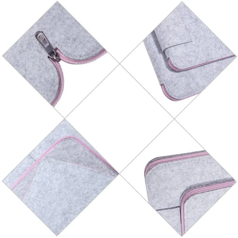 

Trendy Lady Felt Laptop Sleeve Sleeve, Wholesale Custom 15" Felt Laptop Notebook Bag With Shoulder Strap/zipper Bag Laptop Felt