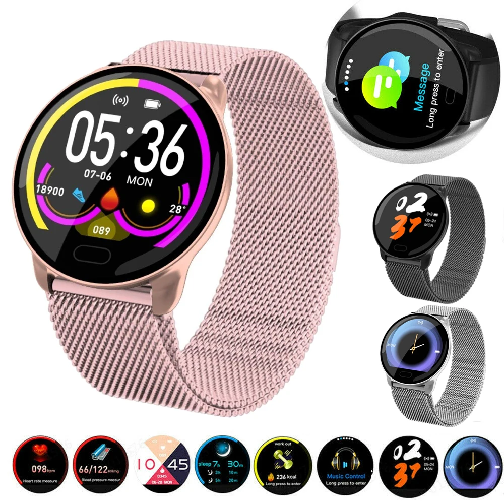 Модные мужские и женские умные часы для занятий спортом Фитнес трекер