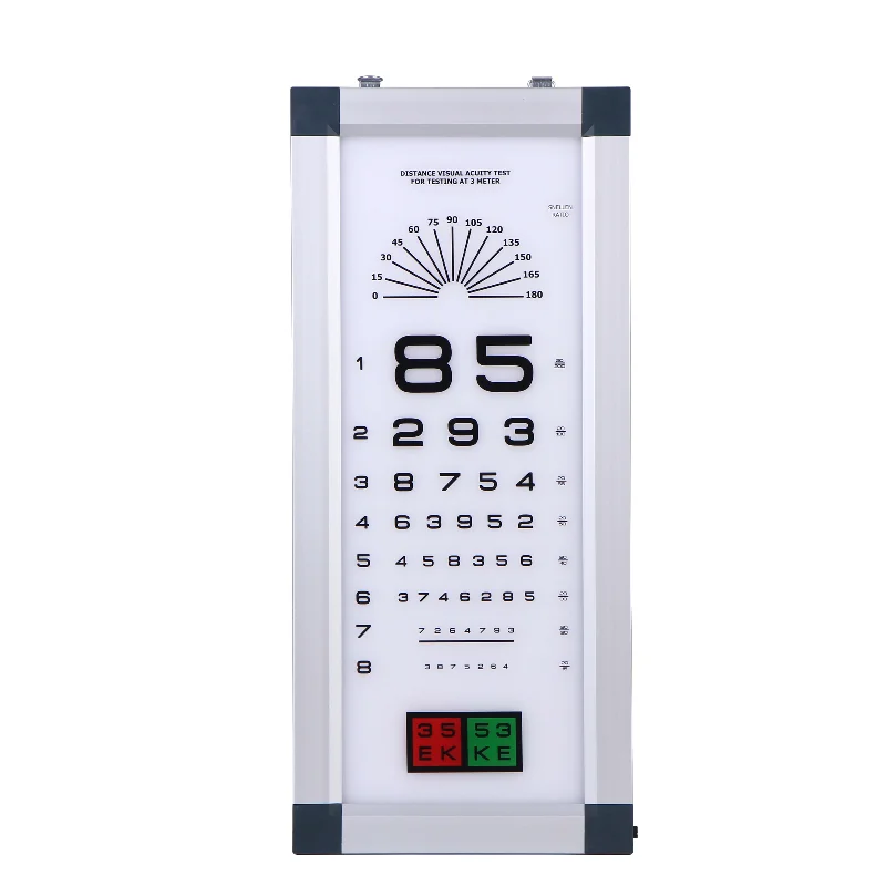 

hot sale good quality optical product LED eye chart light box for visual test