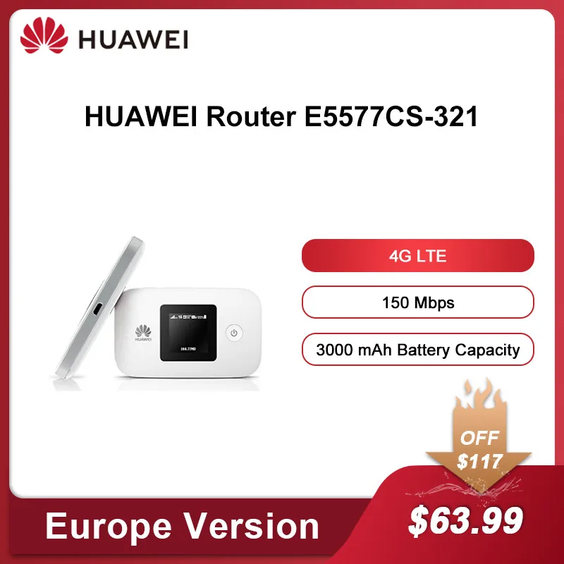 Оригинальная Мобильная точка доступа Huawei LTE 4G портативный модем сетчатый