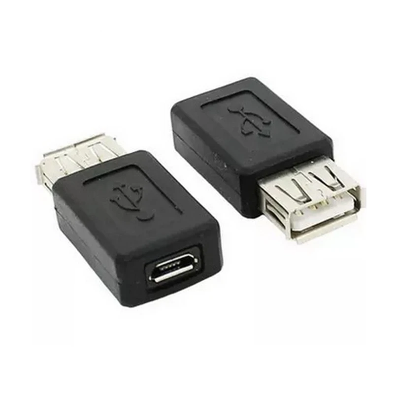 

USB 2.0 Type A Female to Micro USB B Female Adapter Usb Data Charger for Mobile Phones Tablets Extension Connector