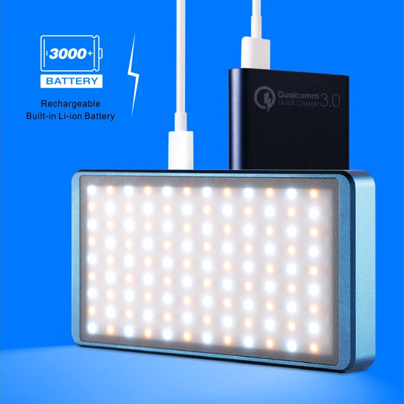 FalconEyes 12W RGB Selfie Light 500 K 9000 Портативный мини карманный на камеру свет для Youtube видео