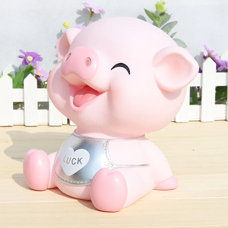 

Coin Bank Children Savings Bank Pig Female Creative Large Capacity Cartoon Drop Resistant Salvadanaio Kids Money Box ED50MB