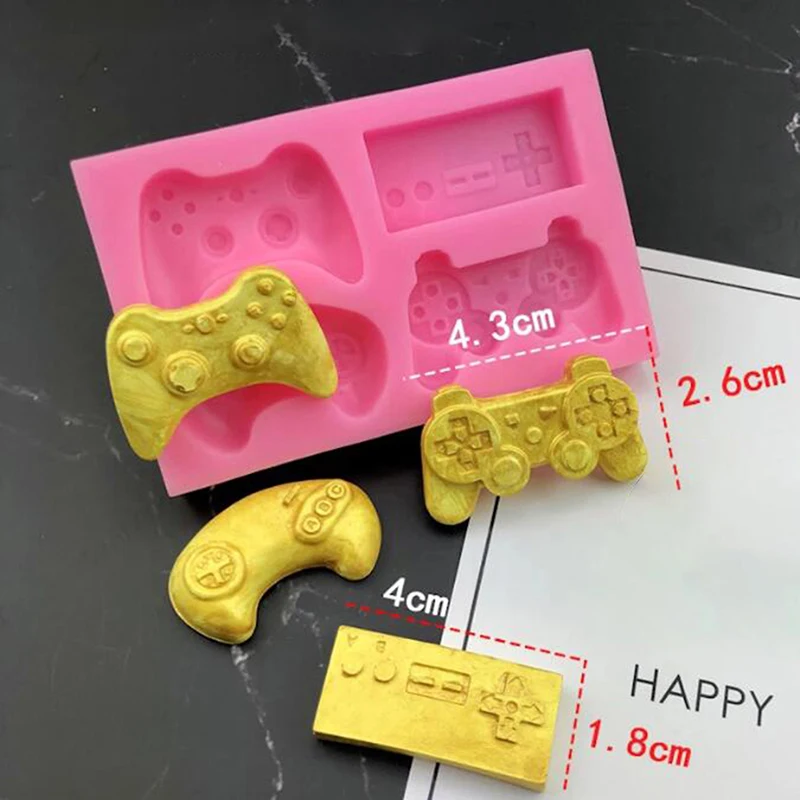 

Gamepad Controller Chocolate Silicone Mold Game Boy Gift Mould Sugar Craft Fondant Cake Decorating Baking Tool Oven Available