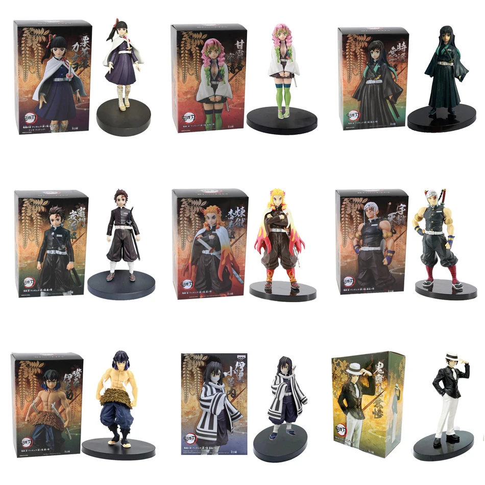 

Anime 16CM Demon Slayer Kimetsu no Yaiba figure Kamado Tanjirou Action Figure Agatsuma Zenitsu Nezuko Warrior PVC Model Toy