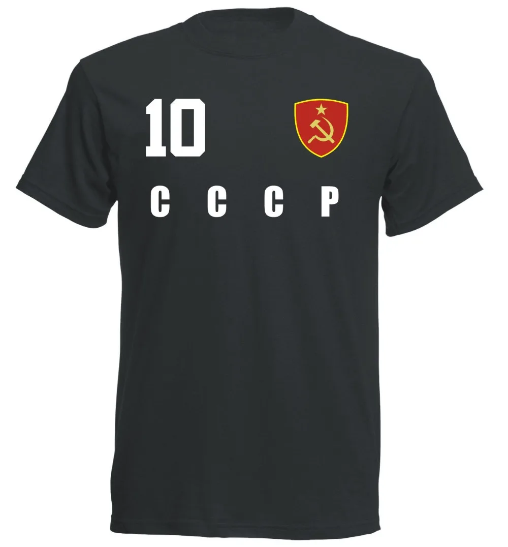 Лидер продаж летняя стильная футболка СССР Советский Союз стиль футбола цифры