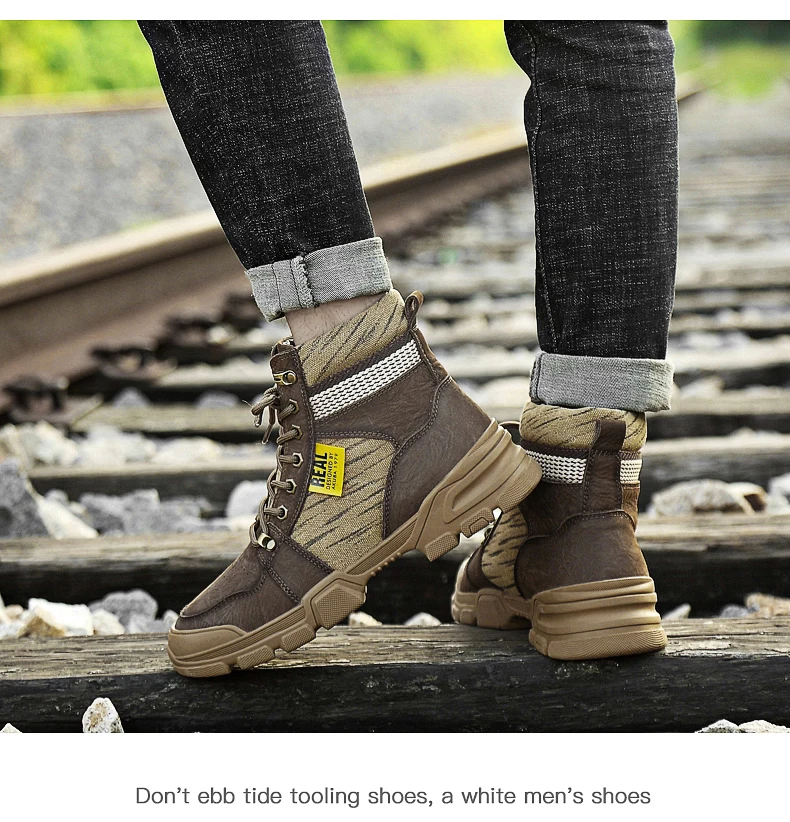 Weideng Plus Size 37-45 Genuine Leather Warm Boots Men Casual Winter Outdoor Women Snow Shoes High Quality Lace Up Soft Non Slip