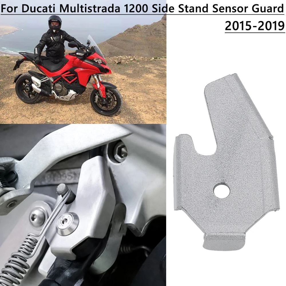 

For Ducati Multistrada 1200 Multistrada 1260 Motorcycle Kickstand Side Stand Sensor Guard Protector Cover Cap 2015 - 2019