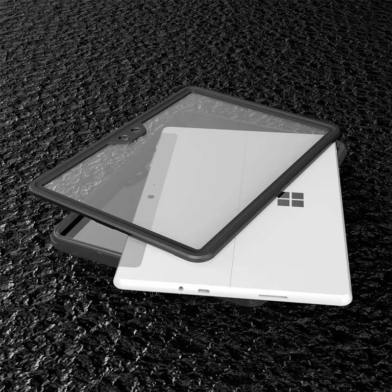 Для Microsoft Surface Go водонепроницаемый чехол IPX8 полноразмерный Прочный с Kicstand