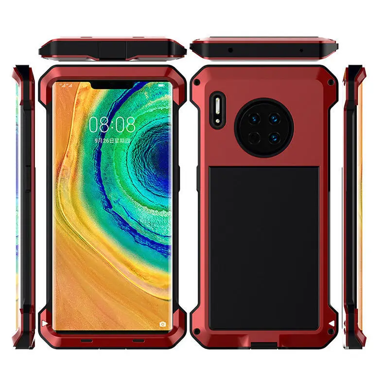 

Huawei Mate30 pro mobile phone case silicone frame three-proof metal anti-falling shell Mate 30 Pro mobile phone case new 2021
