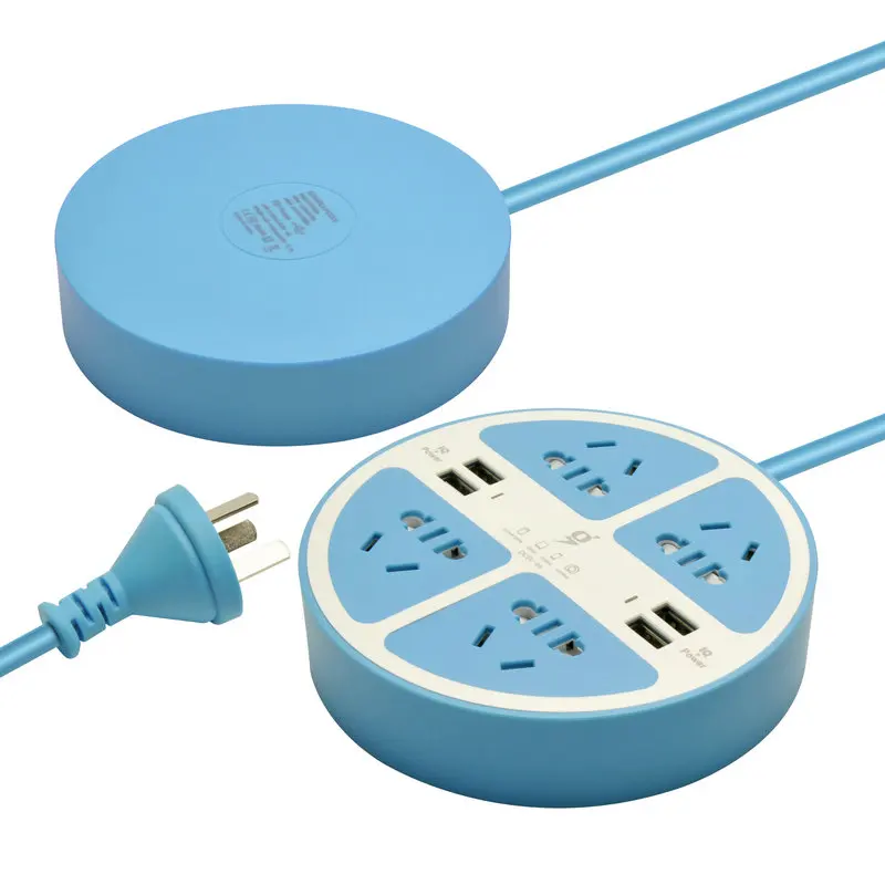Новейший дизайн Lemon удлиняющая розетка с 4 usb портами быстрое зарядное устройство