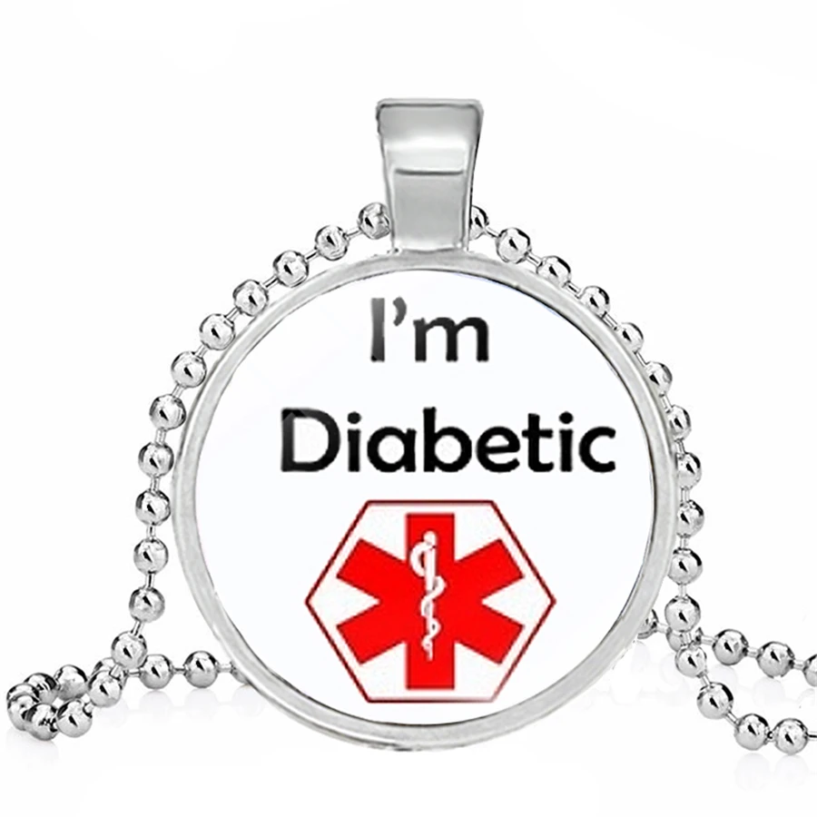 Medical Alert ID necklaces Diabetes Epilepsy Allercy necklace SOS Stethoscope Childhood Autism Awareness Hope Jewelry | Украшения и