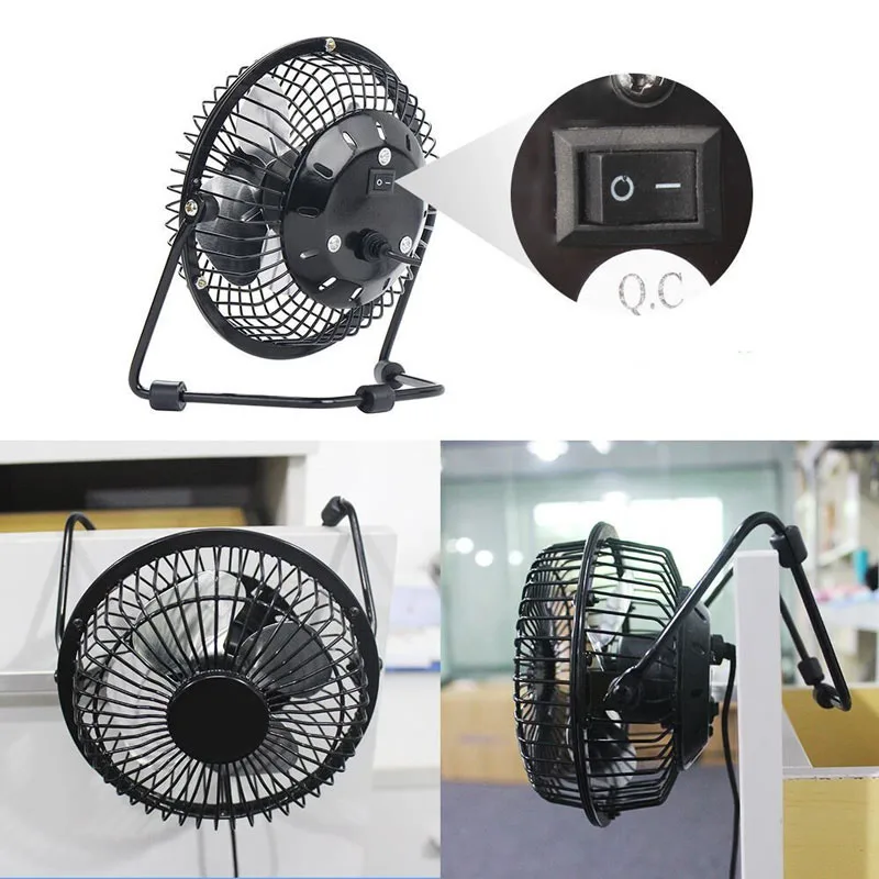 

Ingelon Mini USB Fan Cooler Cooling Desk Mini Fan Portable Desk Mini Fan Super Mute Coolerfor Notebook Laptop Computer With key