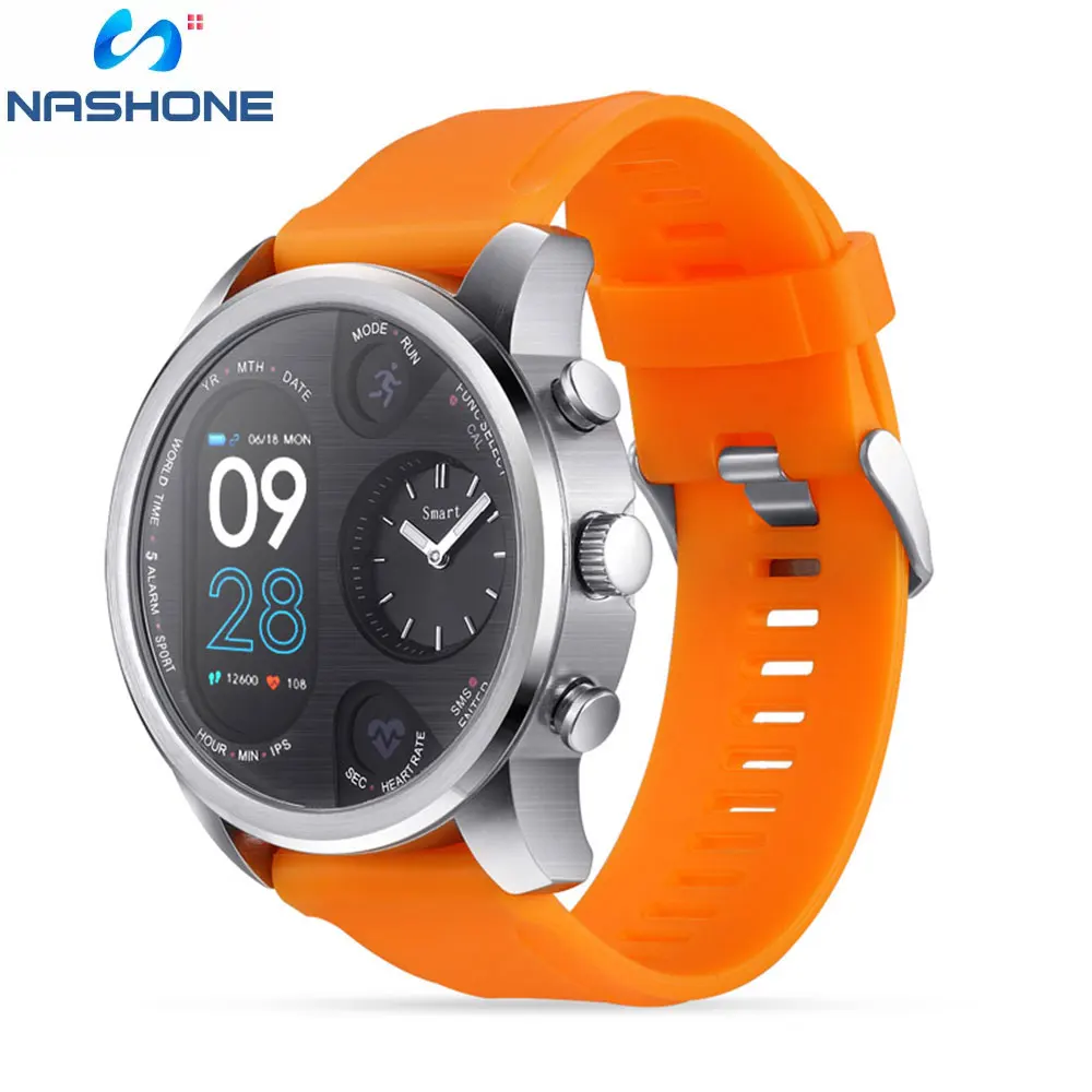 T3 Смарт-часы для телефона IOS Android с двойным механизмом водонепроницаемые IP67