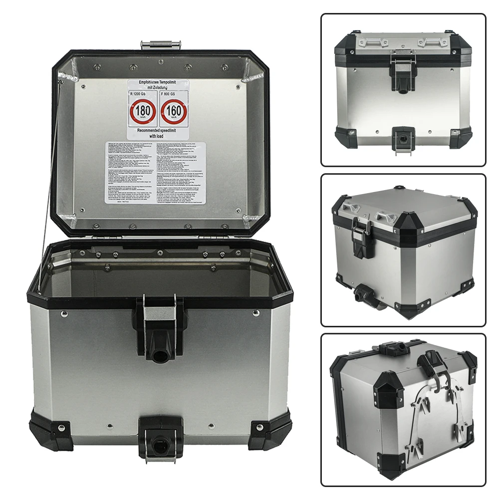 للبيع دراجة نارية الألومنيوم صندوق علوي مربع خلفي حقيبة الأمتعة لسيارات BMW R1200GS R1250GS Adventure R 1200 1250 GS R1250 LC ADV 2013-2020