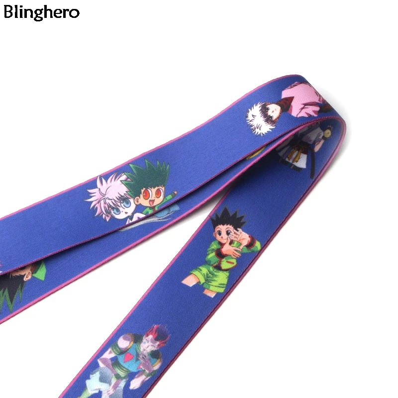 Blinghero Anime Hunter Lanyard For keys Cool Treasure Neck Straps Phone Holder Hang Ropes Kids Accessory BH0204 | Мобильные телефоны