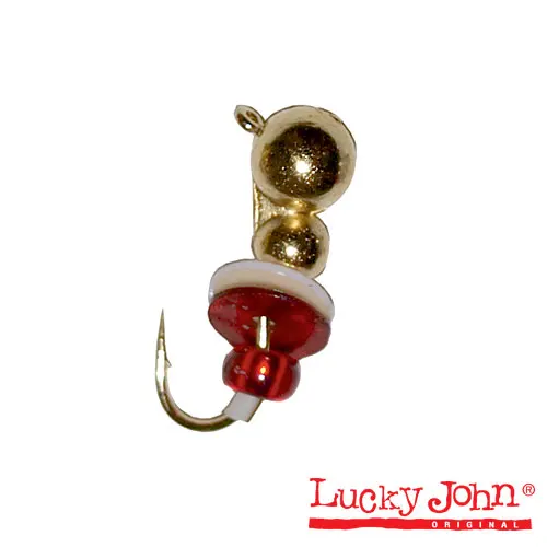 Мормышка вольфрамовая Lucky John МУРАВЕЙ с петел. пайет. и бисер. 040/G | Спорт