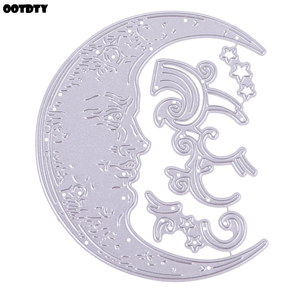 Металлические штампы с изображением тумана и Луны для рукоделия высечки
