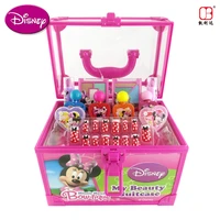disney girls princess minnie cosmetics make up box set cartoon anna elsa polish beauty baby kids birthday present gift d22155