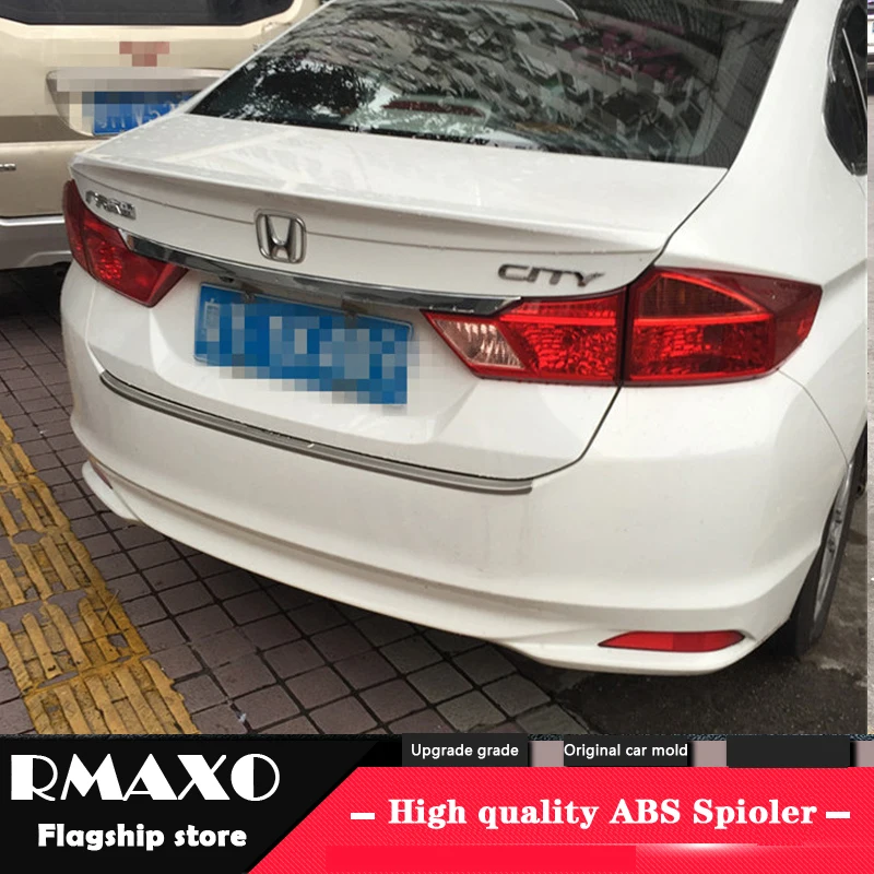 Спойлер для HONDA City 2015 2016 высококачественный задний спойлер из АБС пластика