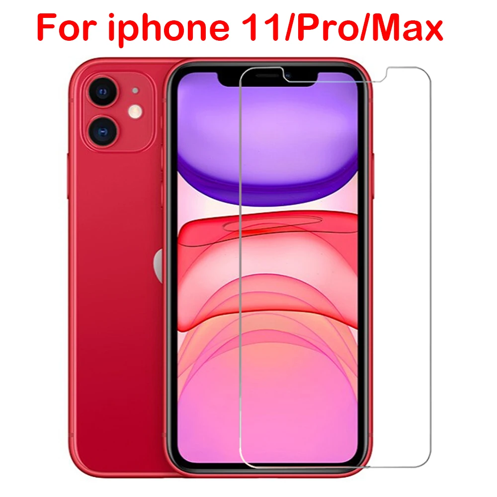Закаленное стекло для iPhone X XS 11 pro Max XR 7 8 6s Plus, защитное стекло 5S 10, Защитное стекло для iPhone 11 Pro Max XR