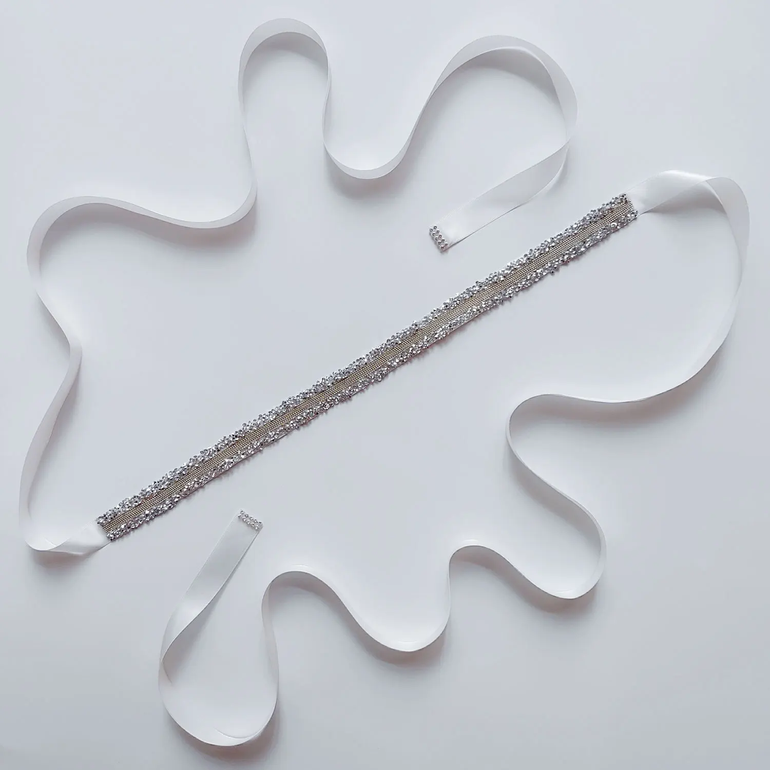 Хрустальные свадебные Ремни атласные платья со стразами аксессуары ленты