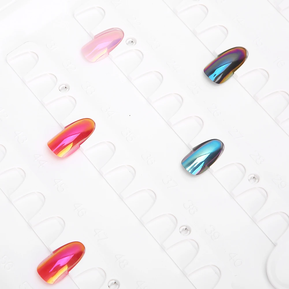 

Nail Tip Display Book Nail Polish Color Template Display Board Color Card Manicure Tools Accessories for Household Beauty Salon
