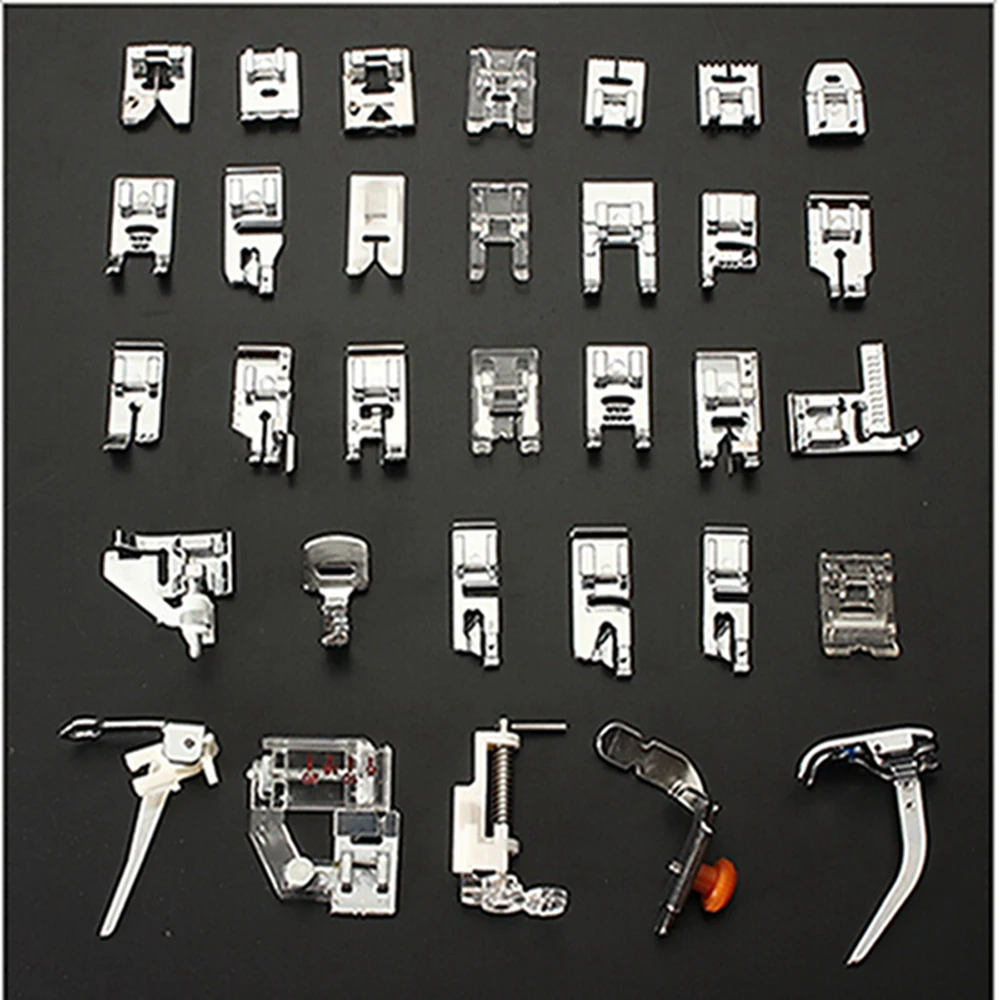 Teramila 32 шт. для бытовой многофункциональной швейной машины лапки ног брата янома