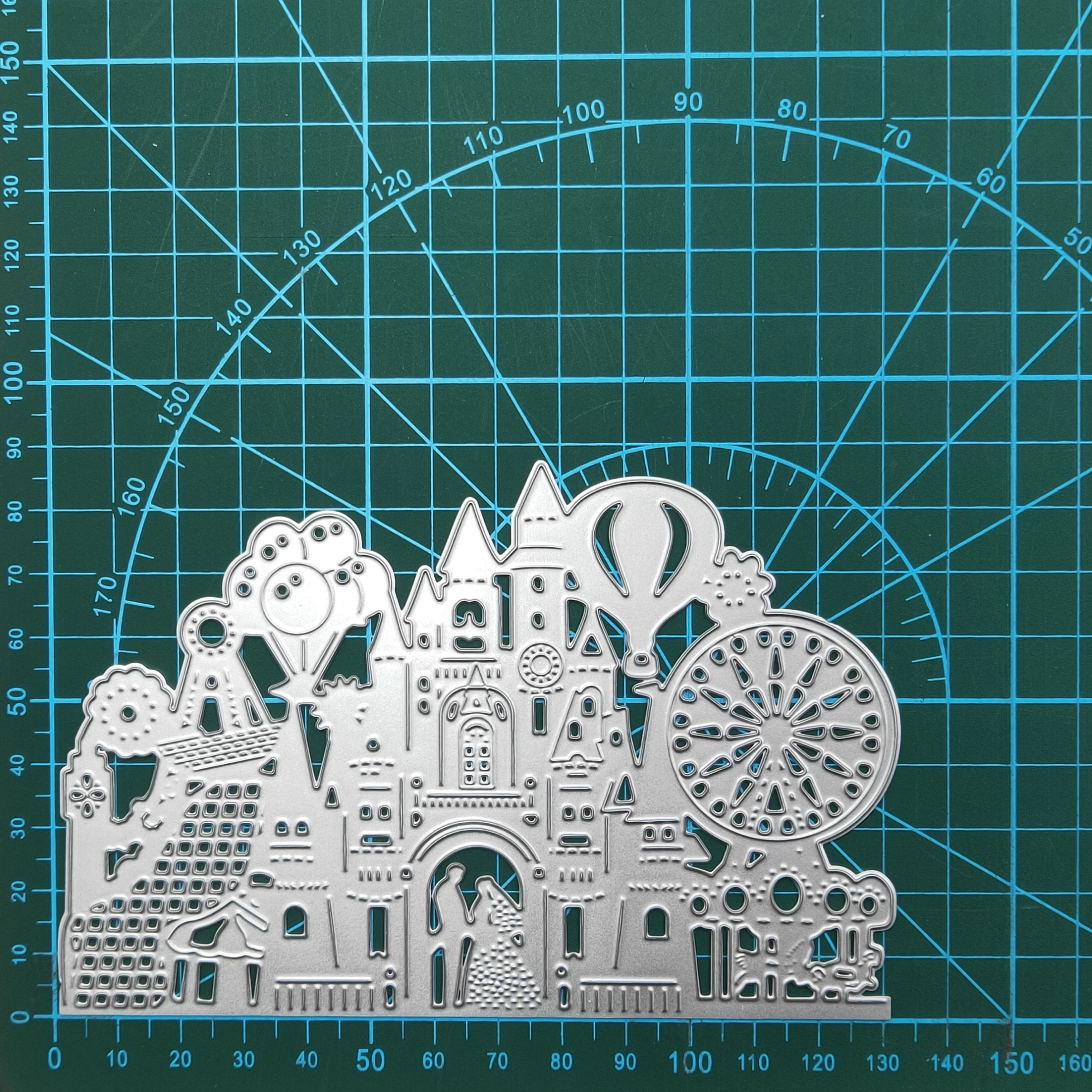 Металлические пресс формы в виде замка для свадьбы новинка 2019 штамп скрапбукинга