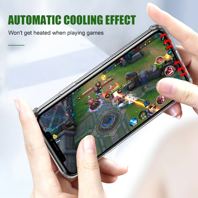 Роскошный противоударный силиконовый чехол для телефона iphone 11 Pro XS Max X XR 8 7 6 Plus