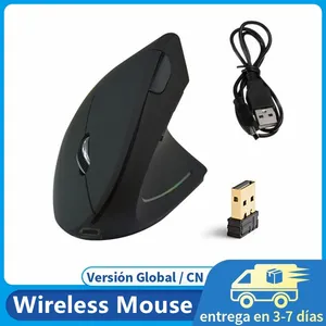 wireless mouse vertical gaming mouse usb computer mice ergonomic desktop upright mouse for pc laptop office computer periphheral free global shipping
