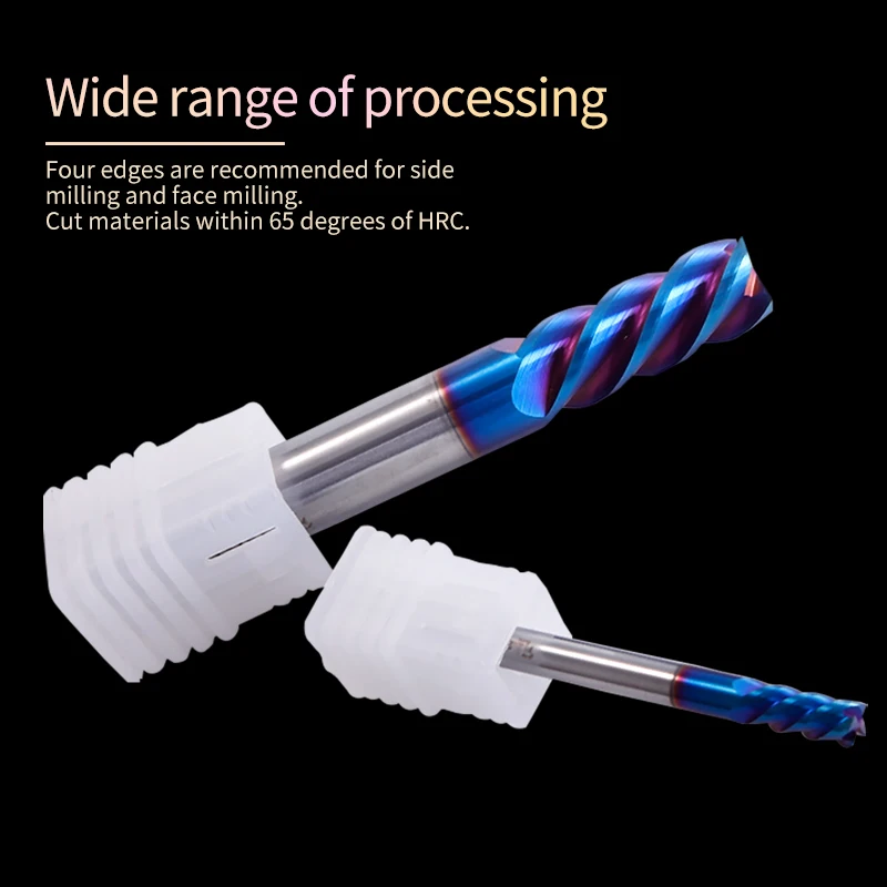Фреза с ЧПУ металлическая торцевая фреза HRC65 4 канавки высокое качество из сплава