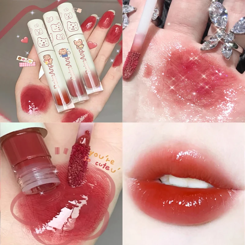 Зеркальная помада DAIMANPU матовая текстура блеск для губ водостойкий устойчивый к поту долговечный глянцевый сексуальный красный оттенок для губ Макияж