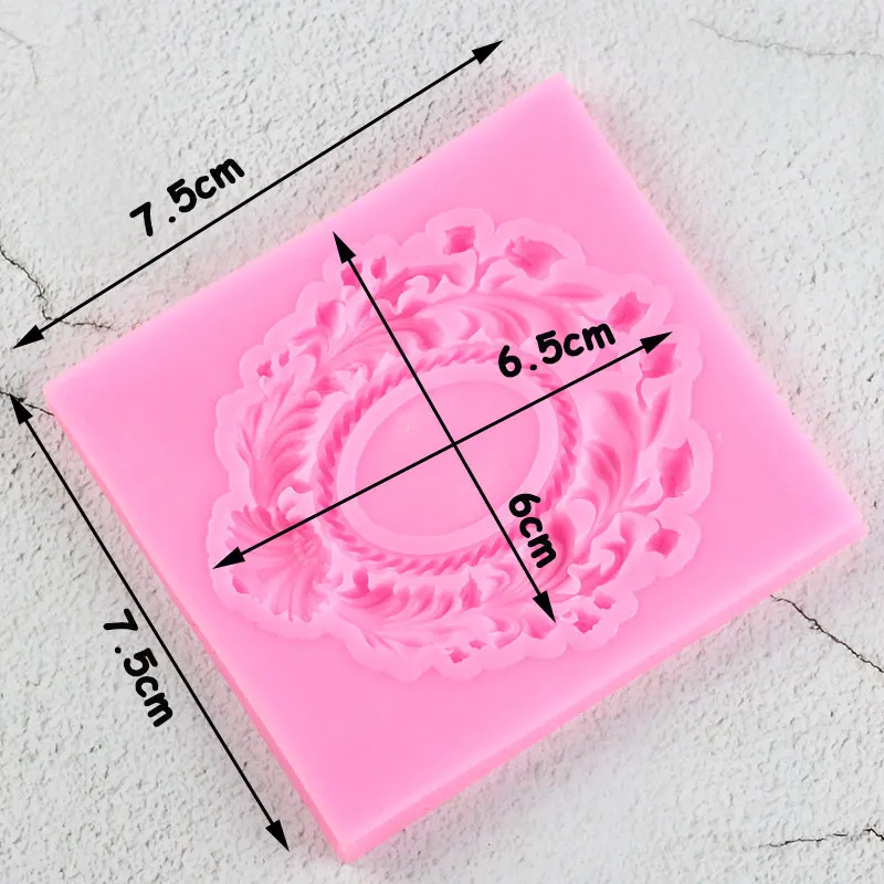 DIY рамка границы силиконовые формы гирлянда листья капкейк Топпер инструменты
