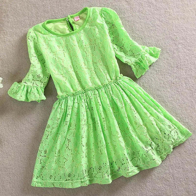 Toddler Girls Casual Beach Dress Summer Little Half Sleeve Cotton Kids Beauty and Short Costume for 2-5Y | Детская одежда и обувь