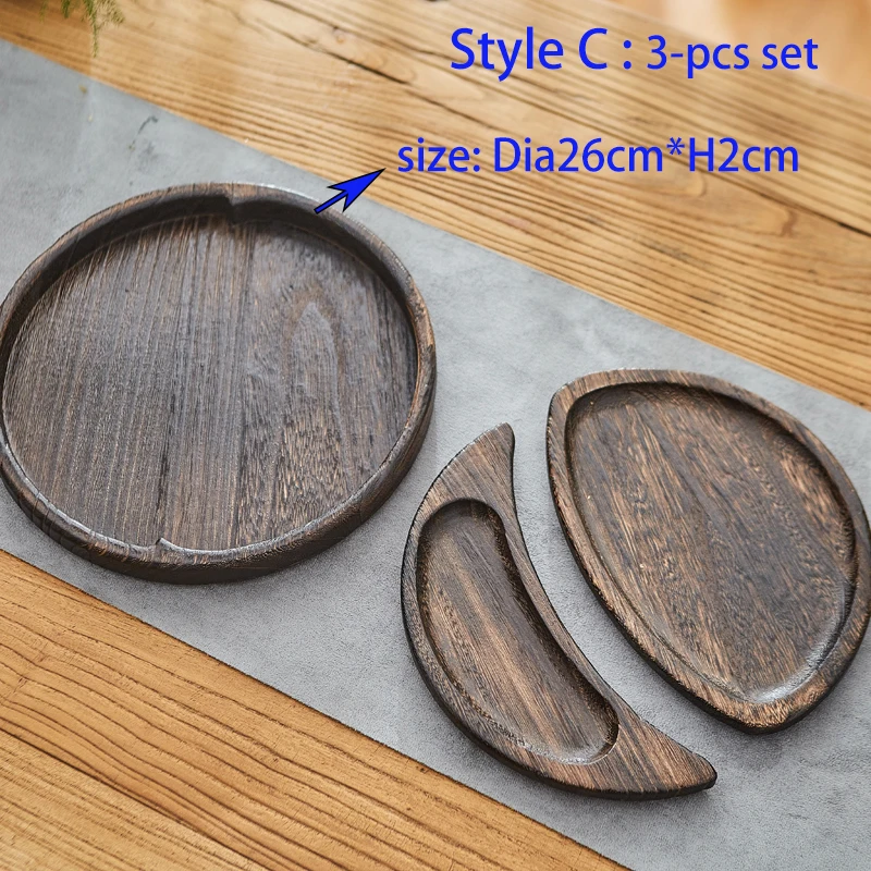 Новый деревянный поднос в китайском стиле для чая еды прямоугольный из массива