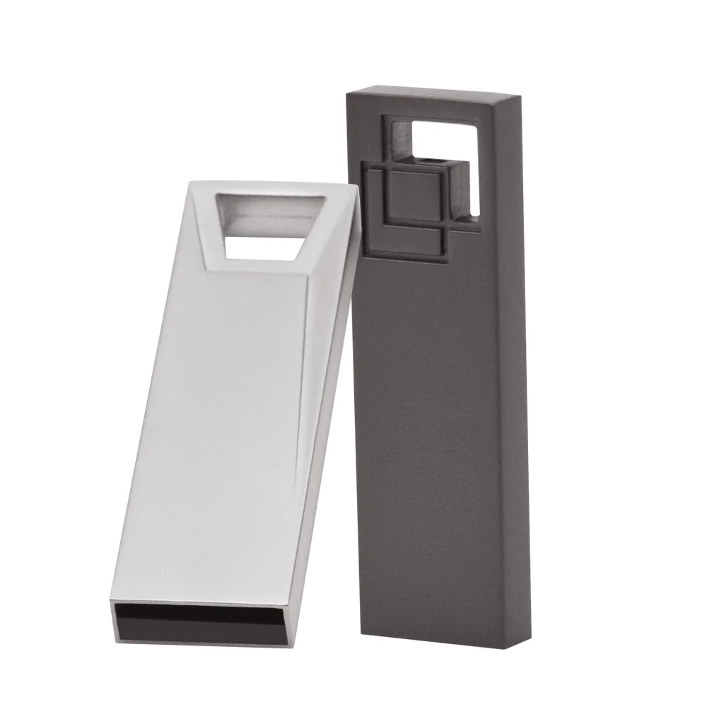 Металлическая usb 2 0 флешка персонализированная 128 Мб Классическая 4 ГБ 8 16